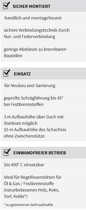 Vorteile eines Furado-F Leichtbauschacht-Systems Vorteile eines Furado-F Leichtbauschacht-Systems