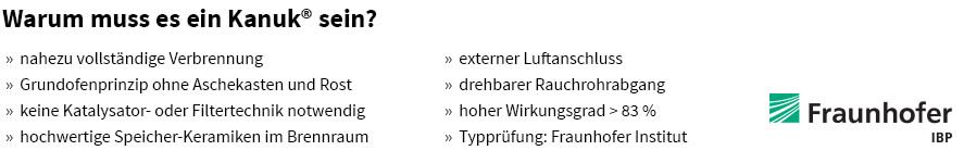 Darum muss es ein Kanuk<sup>®</sup> sein - die Vorteile