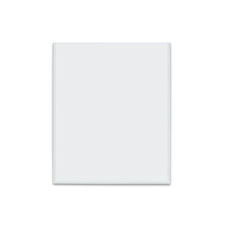 Plaque de protection contre les étincelles en verre rectangle 120 x 100 x 0,8 cm