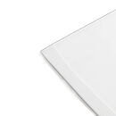 Plaque de protection contre les étincelles en verre semi-circulaire