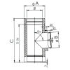Ø 150 mm conduit de cheminee raccord ronde