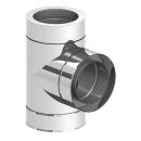 Ø 130 mm Schornstein - Anschluss T-Stück 90°