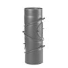 Ø 130 mm - Ofenrohr Multibogen Gussgrau