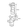 Ø 130 mm - Ofenrohr Multibogen Gussgrau