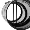 Ø 160 mm Coude multiple pivotant - Gris fonte
