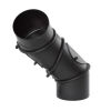 Ø 150 mm Coude multiple pivotant - Noir