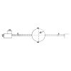 Ø 130 mm Schornstein - Sparrenhalter