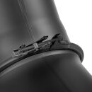Ø 130 mm - Bogen drehbar 0-45° Schwarz
