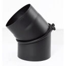 Ø 130 mm - Bogen drehbar 0-45° Schwarz