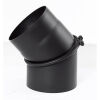 Ø 130 mm - Bogen drehbar 0-45° Schwarz