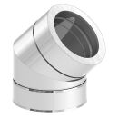 Ø 130 mm Schornstein - Winkel 45°