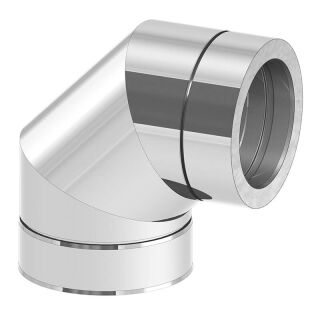 Ø 130 mm Schornstein - Winkel 90°