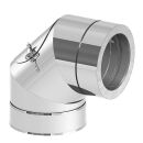 Ø 180 mm conduit de cheminee coude 90° avec...