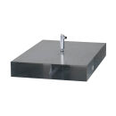 Flachkanal Absperrklappe, Innenvierkant 8 x 8 mm