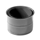 Ø 130 mm - Ofenrohrset gezogen Gussgrau