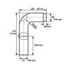 Ø 130 mm - Ofenrohrset gezogen Gussgrau