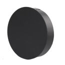 Ø 120 mm Embout mural - Noir