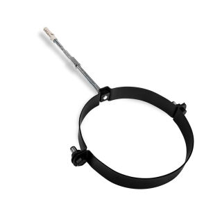 Ø 130 mm Collier de fixation pour tuyau - Noir