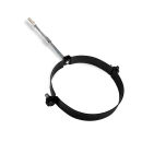Ø 130 mm Collier de fixation pour tuyau - Noir