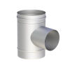 Jeremias EW-FU Zugregleranschluss rund mit Abgang Ø 150 mm, passend für Jeremias EW-FU Zugregler FU38, Ø 100 mm, 0,6mm