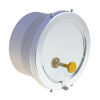 Jeremias EW-FU Zugregler FU38 aus Edelstahl zur Montage auf T-Stück FU0636, Ø 150 mm