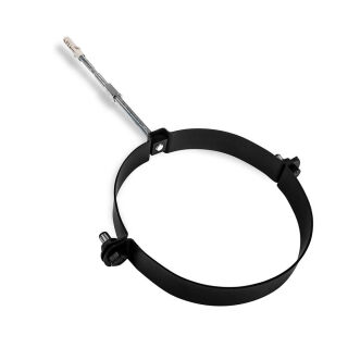 Ø 160 mm Collier de fixation pour tuyau - Noir