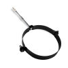 Ø 160 mm Collier de fixation pour tuyau - Noir
