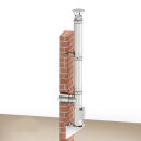 Ø 130 mm - 5,2 m Jeremias DW ECO 2.0 Schornstein Paket - Wandmontage