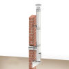 Ø 130 mm - 5,2 m Jeremias DW ECO 2.0 Schornstein Paket - Wandmontage