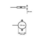 Ø 150 mm Collier de fixation pour tuyau - Gris fonte