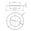 Ø 150 mm - Ofenrohrset kantig Schwarz