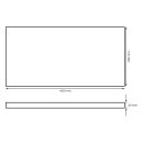 Plaque en argile réfractaire 400 x 200 x 20 mm
