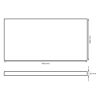 Plaque en argile réfractaire 400 x 200 x 20 mm