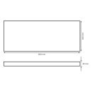 Schamottplatte 500 x 200 x 30 mm