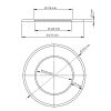 Ø 160 mm - Ofenrohrset kantig Gussgrau