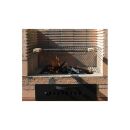 Grille de foyer pour barbecue et bac à cendres