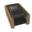 Kit fumeur avec porte en fonte