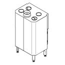 Warmluftmantel für Varia B-120h mit Abgasanschluss...