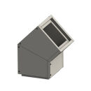 cheminee construction legere coude 45°