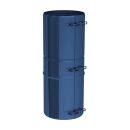 Jeremias DW-FU / SILVER Klemmband statisch, h = 400 mm