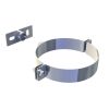 Ø 180 mm, Jeremias DW-FU Befestigungsschelle, 2-teilig, Hochglanz