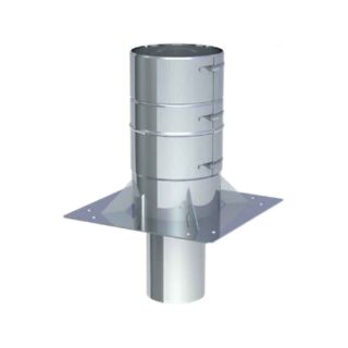 Jeremias DW-SILVER Grundplatte für Kaminerhöhung, max. 3 m