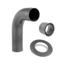 Ø 150 mm - Ofenrohrset gezogen Gussgrau