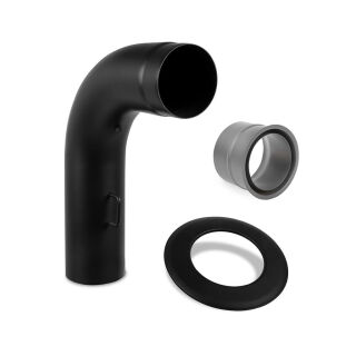 Ø 150 mm Kit de tuyaux étiré noir