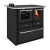 Cuisinière Bruno Nadja anthracite - Raccordement du tuyau de fumée à gauche
