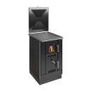 Cuisinière hydro Wamsler K 158 F noire - plaque de...