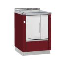 Cuisinière bouilleur Greithwald IZH 60 bordeaux -...