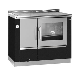 Cuisinière bouilleur Greithwald IZH 100 volcano matt - portes inox