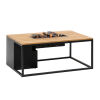 Foyer de table Cosiloft 120 - noir/teck