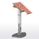 kit complet conduit de cheminee a construction legere 7 m